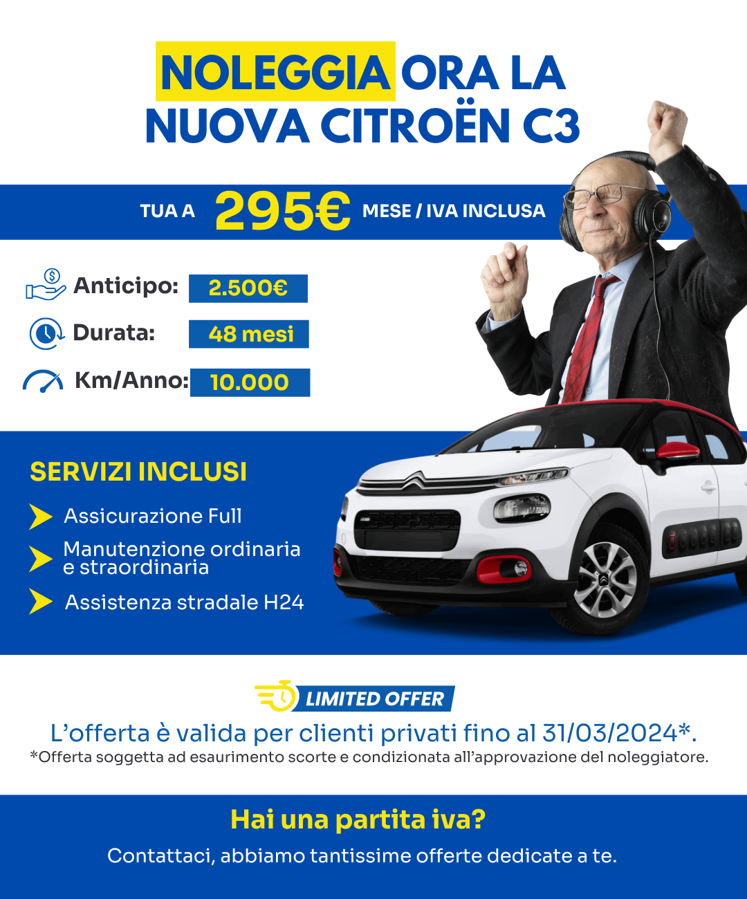 promo offerta Landing Citroen C3